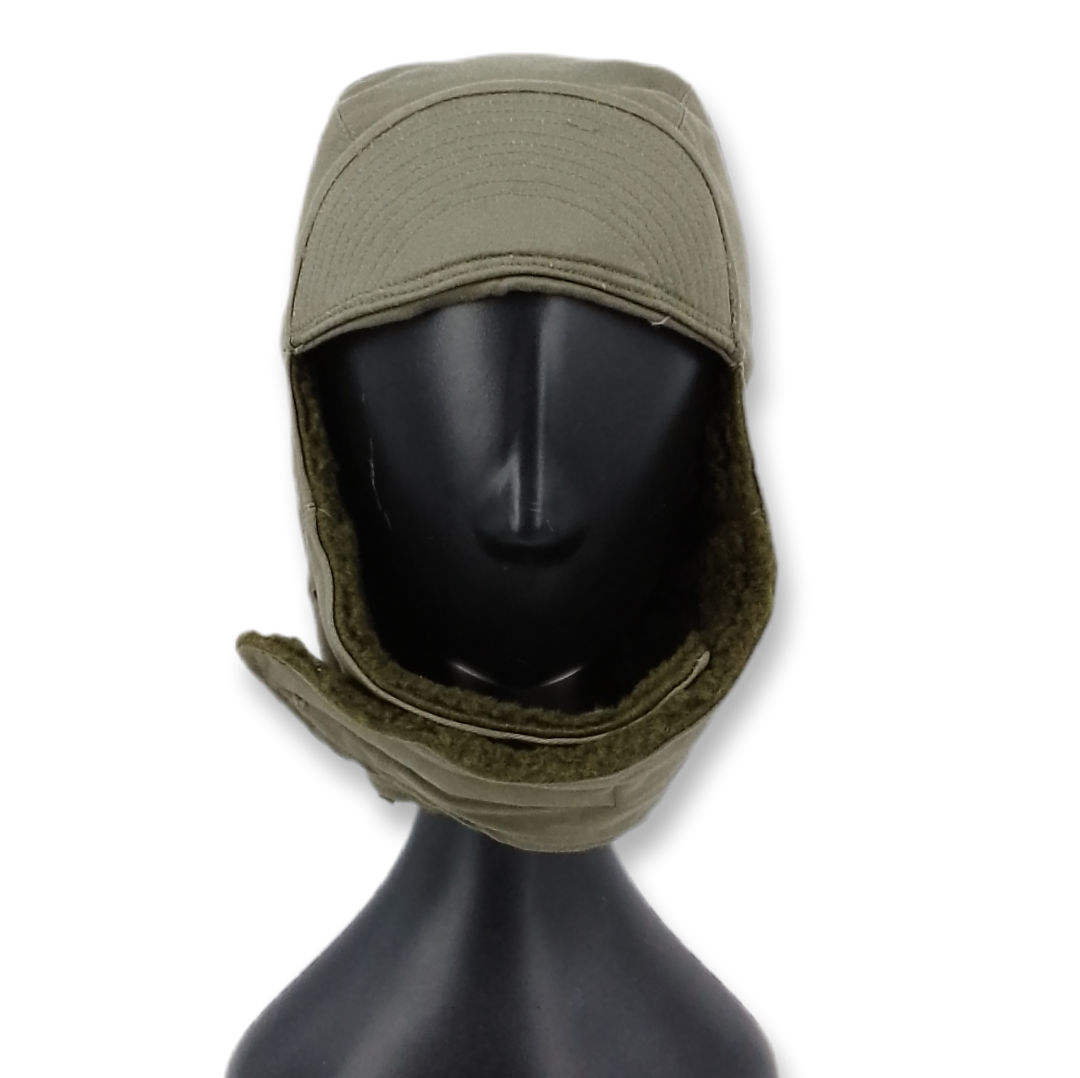 Boné de inverno com tapa-orelhas (Chapka) do Exército Francês década de 70