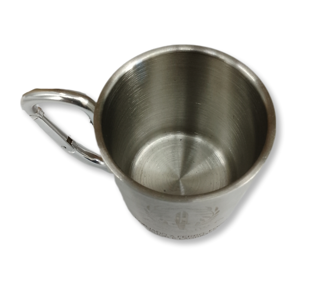 Caneca em alumínio com mosquetão - Fuzileiros