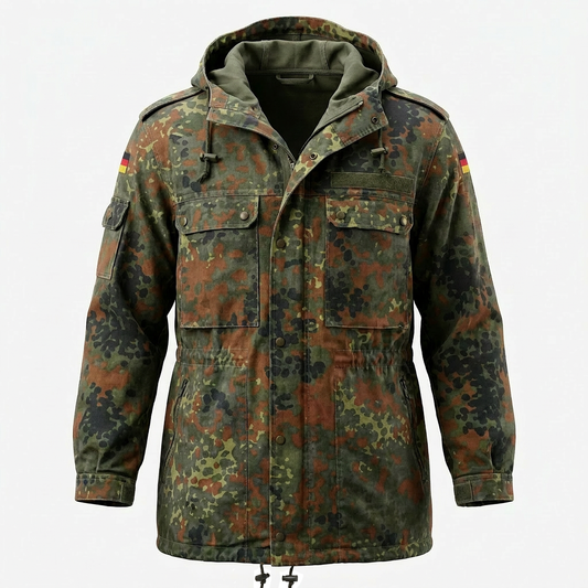 Casaco / Parka com capuz do Exercito Alemão