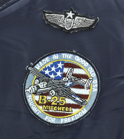 Chaqueta de vuelo USAF MA-I azul