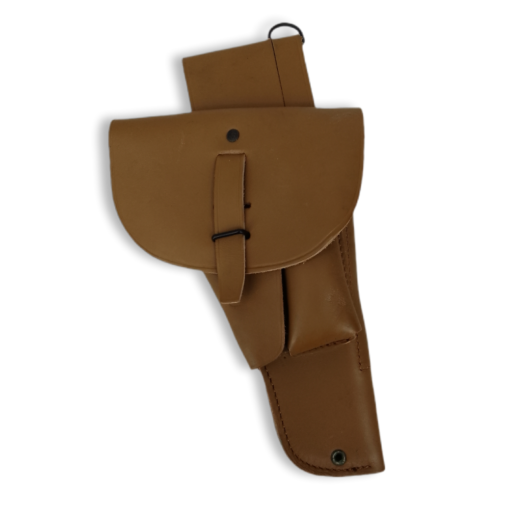 Coldre de couro original para pistola de 9 mm da Legião Estrangeira Francesa frente