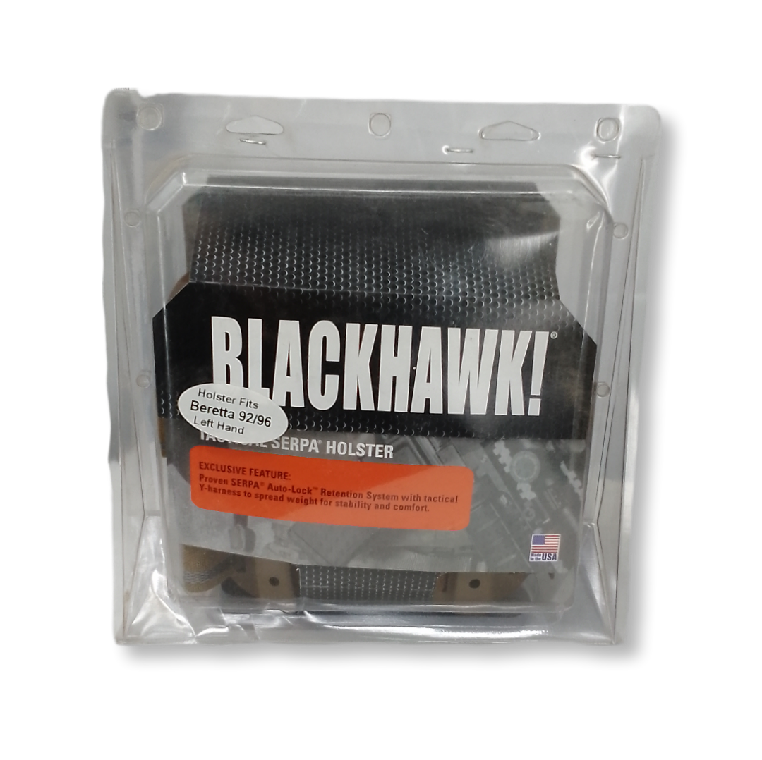 Kit de Coldre Serpa BlackHawk! para Beretta 92/96 - esquerdinos