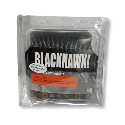 Kit de Coldre Serpa BlackHawk! para Beretta 92/96 - esquerdinos