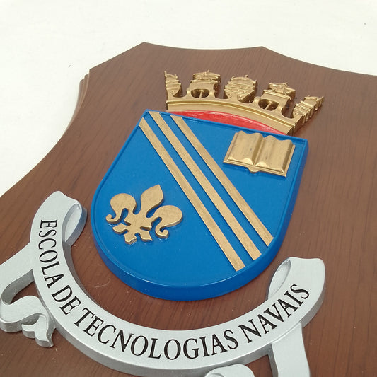 Cresta da ETNA - Escola de Tecnologias Navais da Armada - Marinha