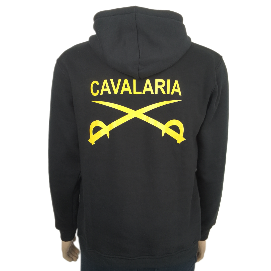 Camisola / Hoodie com capuz Cavalaria