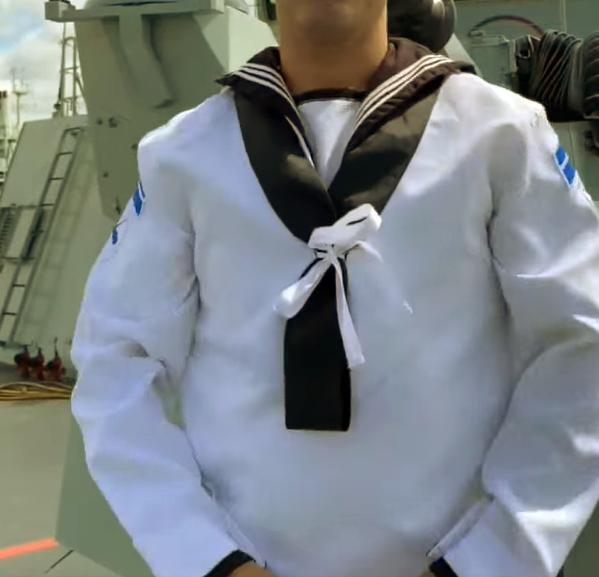 Manta de seda para uniforme de Praças da Marinha