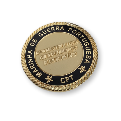 Moeda / Challenge Coin de comemoração. Fuzileiros Voluntários - CFT