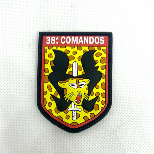 Patch 38 Comandos - CMDs (pvc/borracha) - Trincheira Militar