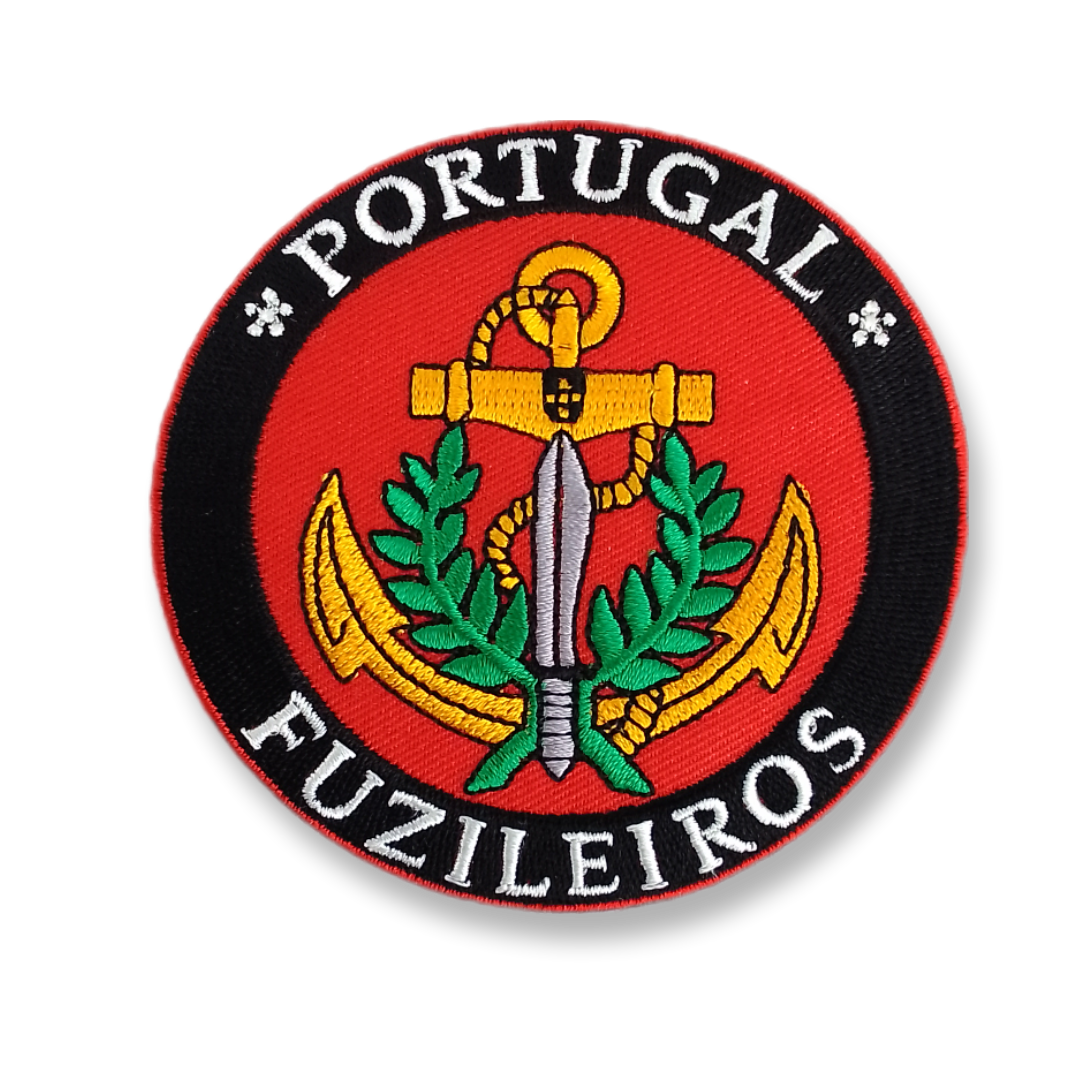 Patch "*Portugal * Fuzileiros" vermelho / preto
