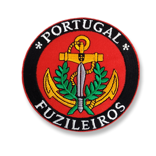 Patch "*Portugal * Fuzileiros" vermelho / preto