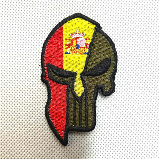 Patch Caveira Espanha - Trincheira Militar