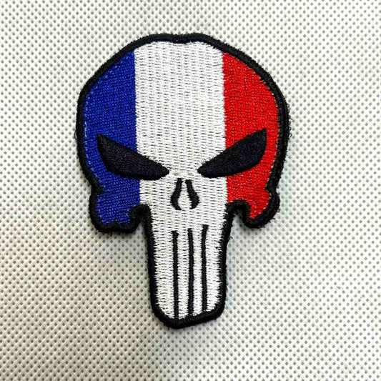 Patch Caveira França - Trincheira Militar