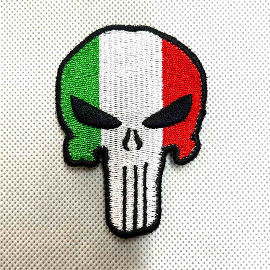 Patch Caveira Italia - Trincheira Militar