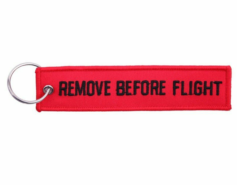 Porta-chaves Remove before flight