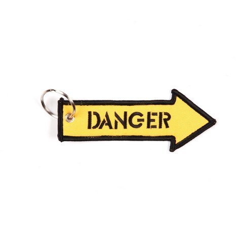 Danger keychain