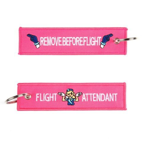 Flight Attendant Keyring