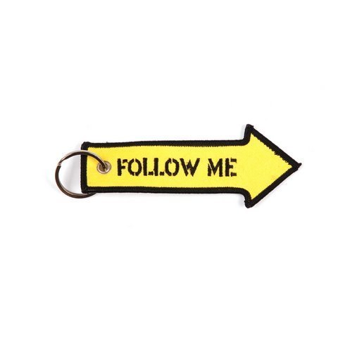 Follow me keychain