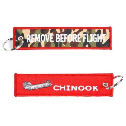 Chinook Helicopter Keychain