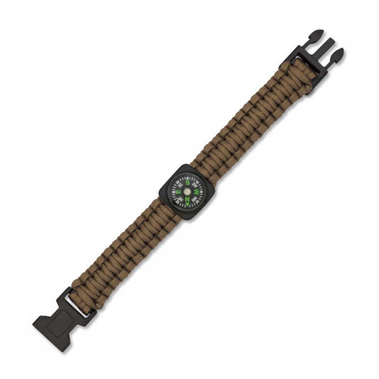 Camo Paracord Bracelet with Compass