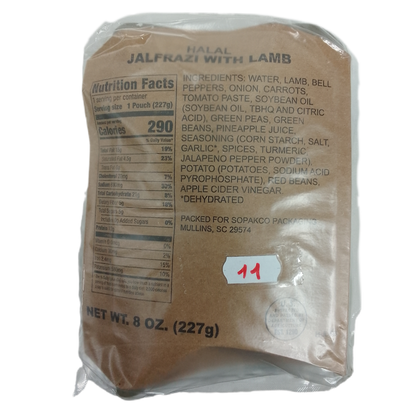 Ração de combate USA (MRE) - HALAL