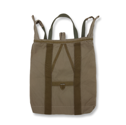 Saco reciclado de bolsa de paraquedas com patches