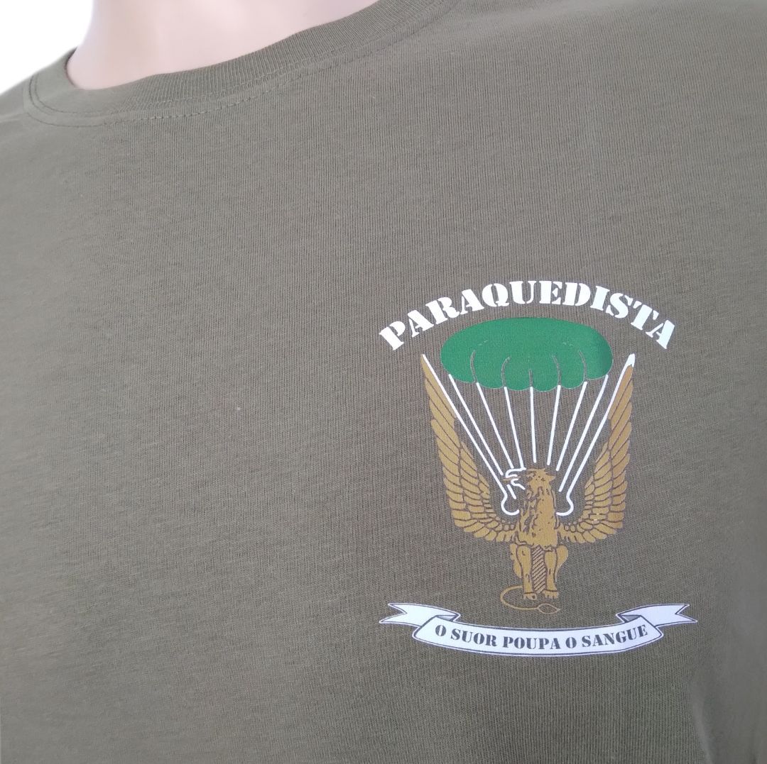 Parachutist T-shirt - "Sweat Saves Blood"