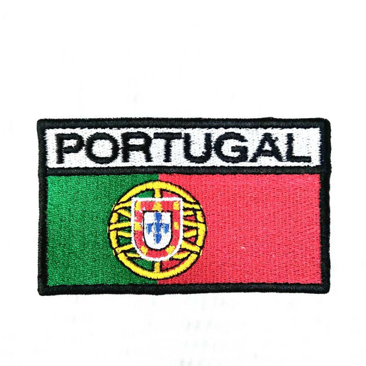 Parche Bandera de Portugal con palabra