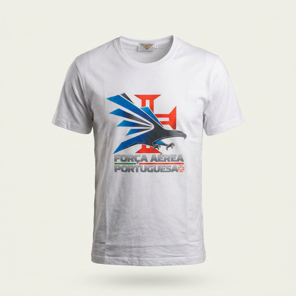 Tshirt da Força aerea portuguesa FAP branco frente
