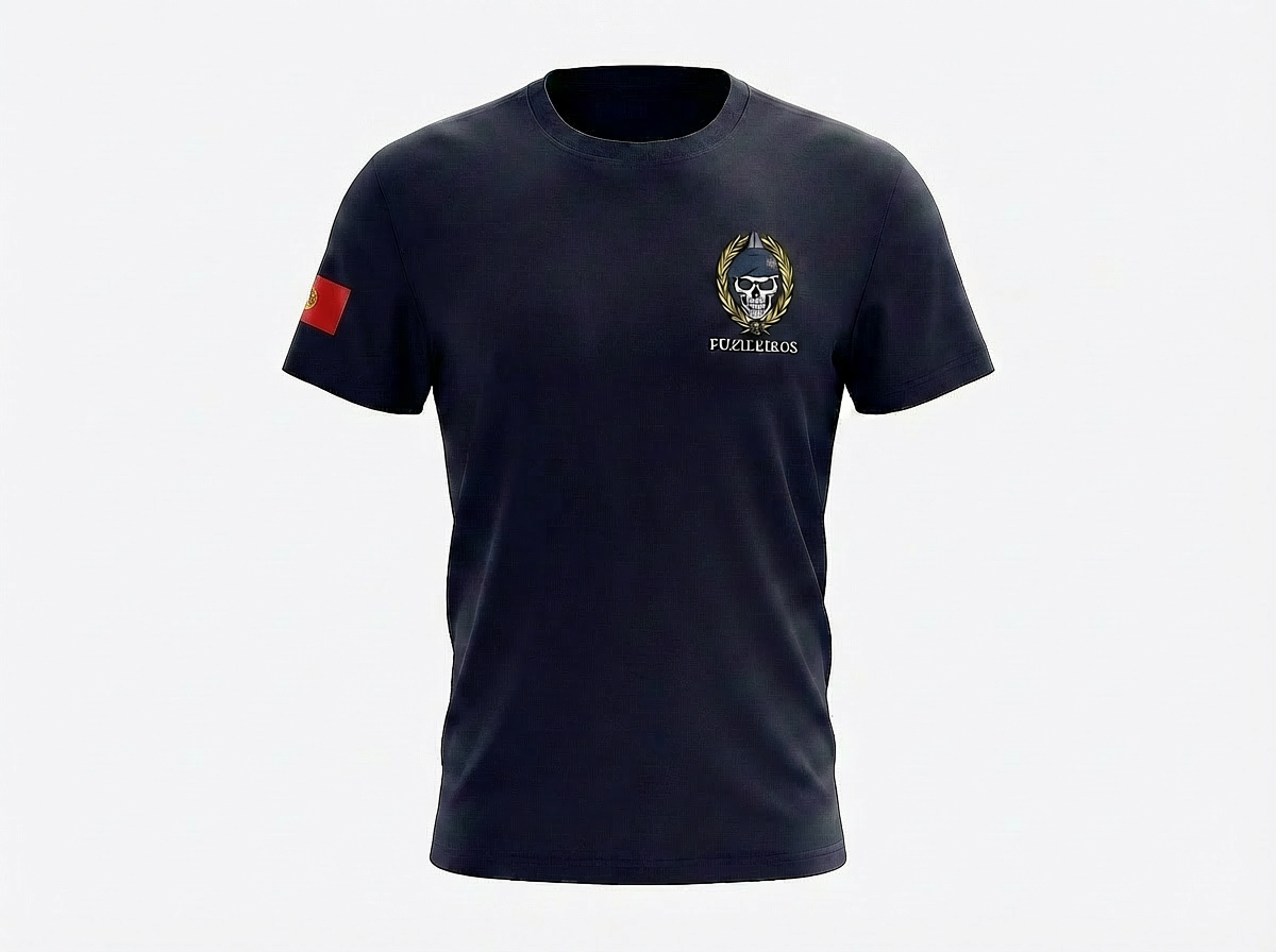 T-shirt estampada Fuzileiro - 220g