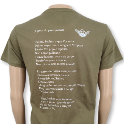 T-shirt a Prece do Paraquedista