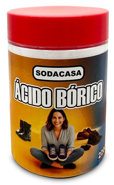 Acido bórico - pó para cuidado dos pés