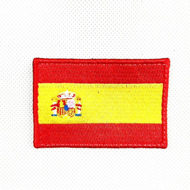 Patch Bandeira Espanha, 7x4,5cm