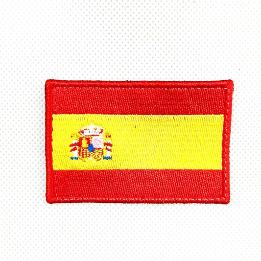 Patch Bandeira Espanha, 7x4,5cm - Trincheira Militar