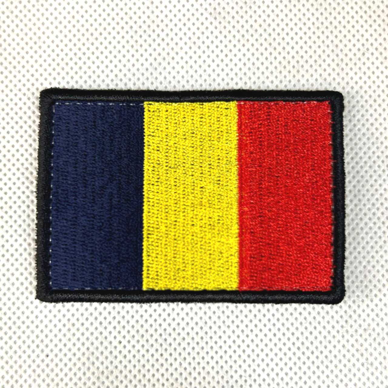 Romania Flag Patch, 7x4.5cm