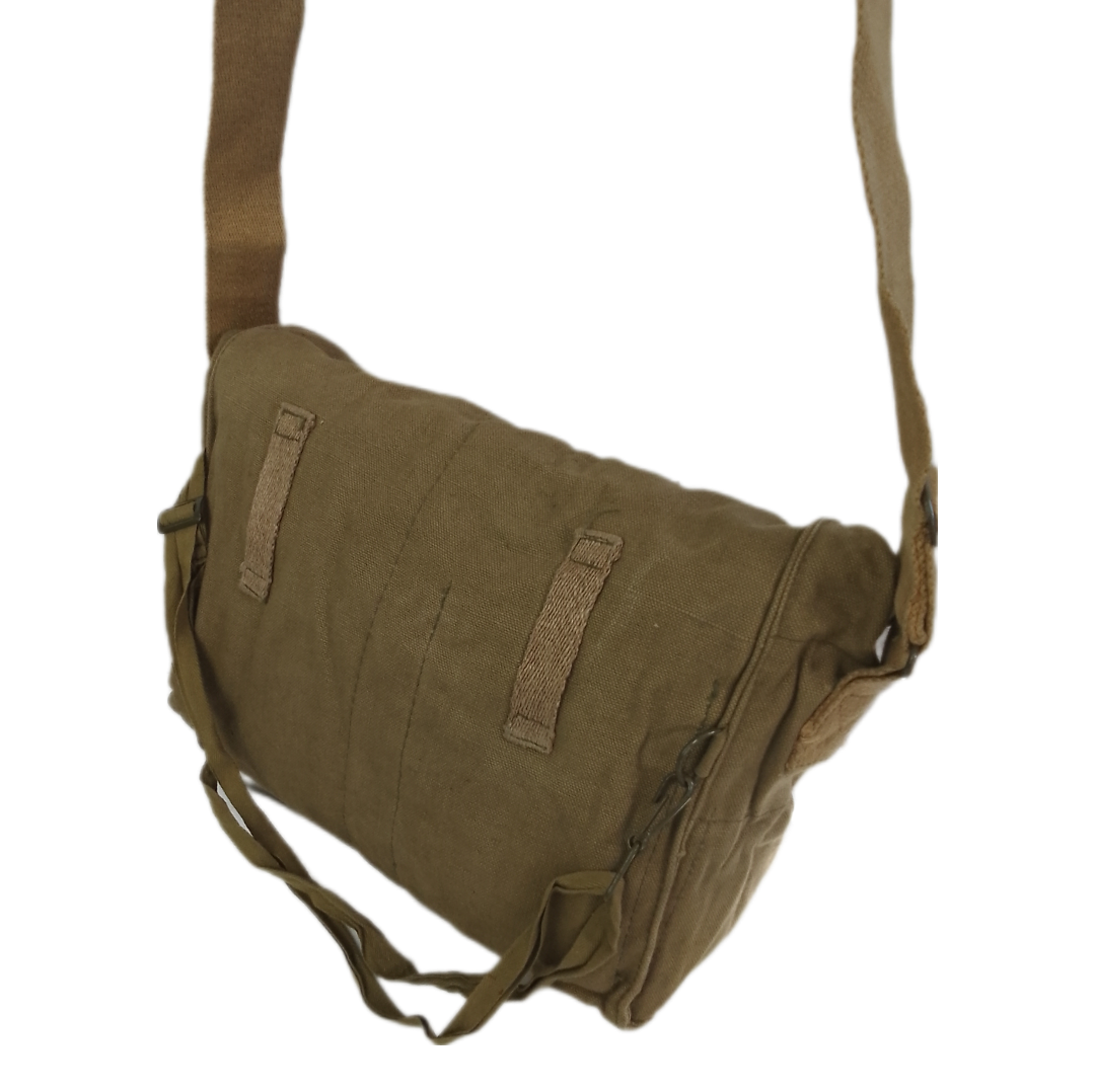 Bolsa de ombro / Musette em canvas / lona do Exercito Checo - 1974