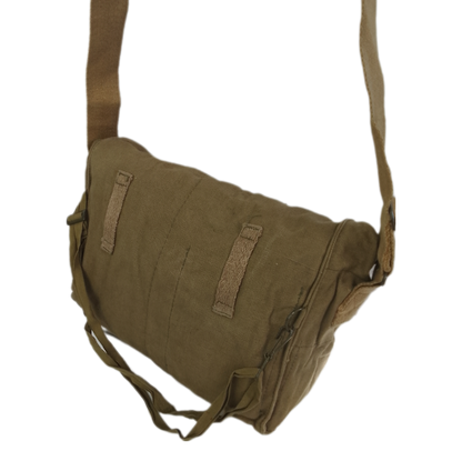 Bolsa de ombro / Musette em canvas / lona do Exercito Checo - 1974