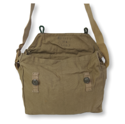 Bolsa de ombro / Musette em canvas / lona do Exercito Checo - 1974