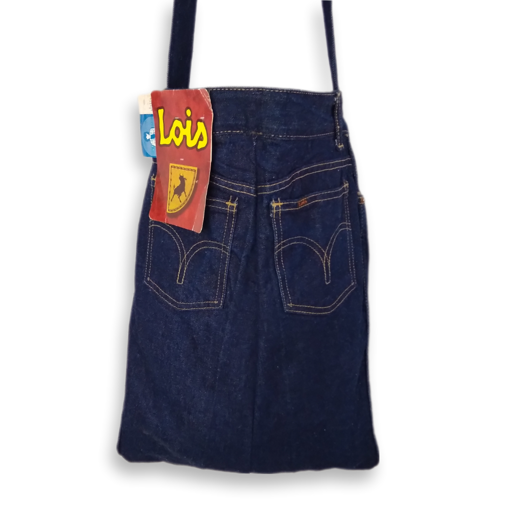 "Denim" long shoulder strap bag / suitcase