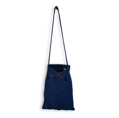 "Denim" long shoulder strap bag / suitcase