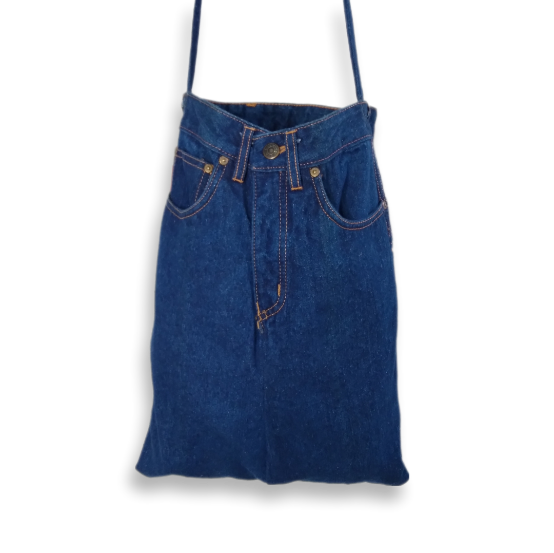 "Denim" long shoulder strap bag / suitcase