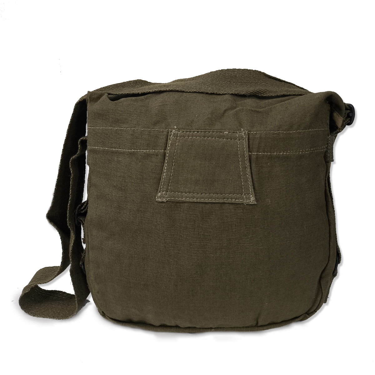 Bolsa / saco de ombro em lona verde - surplus original Exército francês anos 50