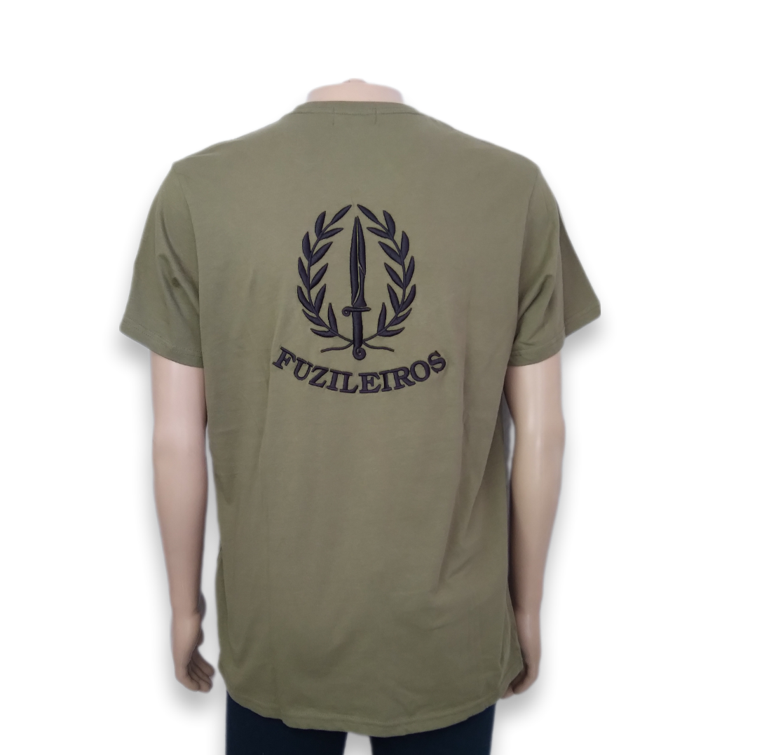 T-shirt Fuzileiro Bordada