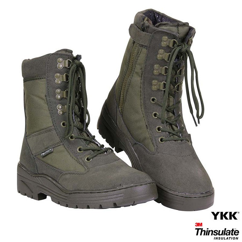 Botas taticas Fostex Sniper Boots verdes - com fecho