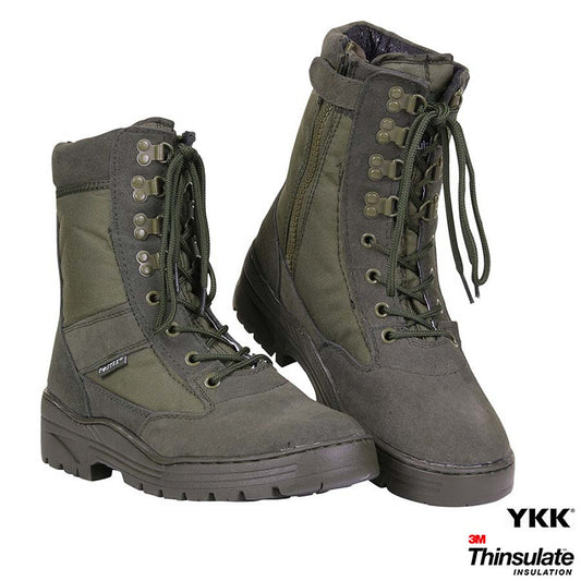 Botas taticas Fostex Sniper Boots verdes - com fecho