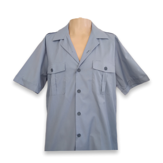 Camisa de manga corta de servicio interno - Azul marino