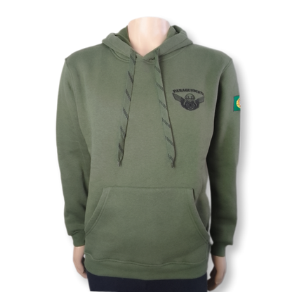 Camisola  / Hoodie com capuz  Paraquedista