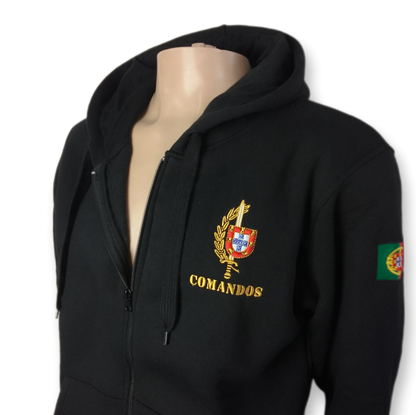 Casaco / Hoodie Bordado - Comandos