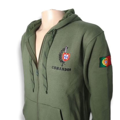 Casaco / Hoodie Bordado - Comandos