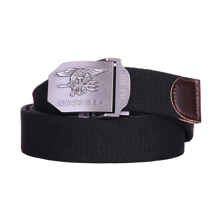 Navy Seals Leather Trim Belt