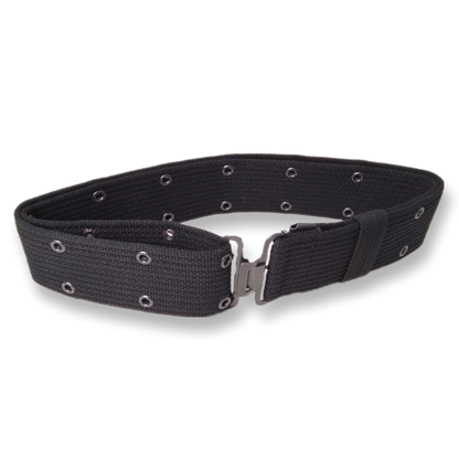 Military canvas belt with 2 holes